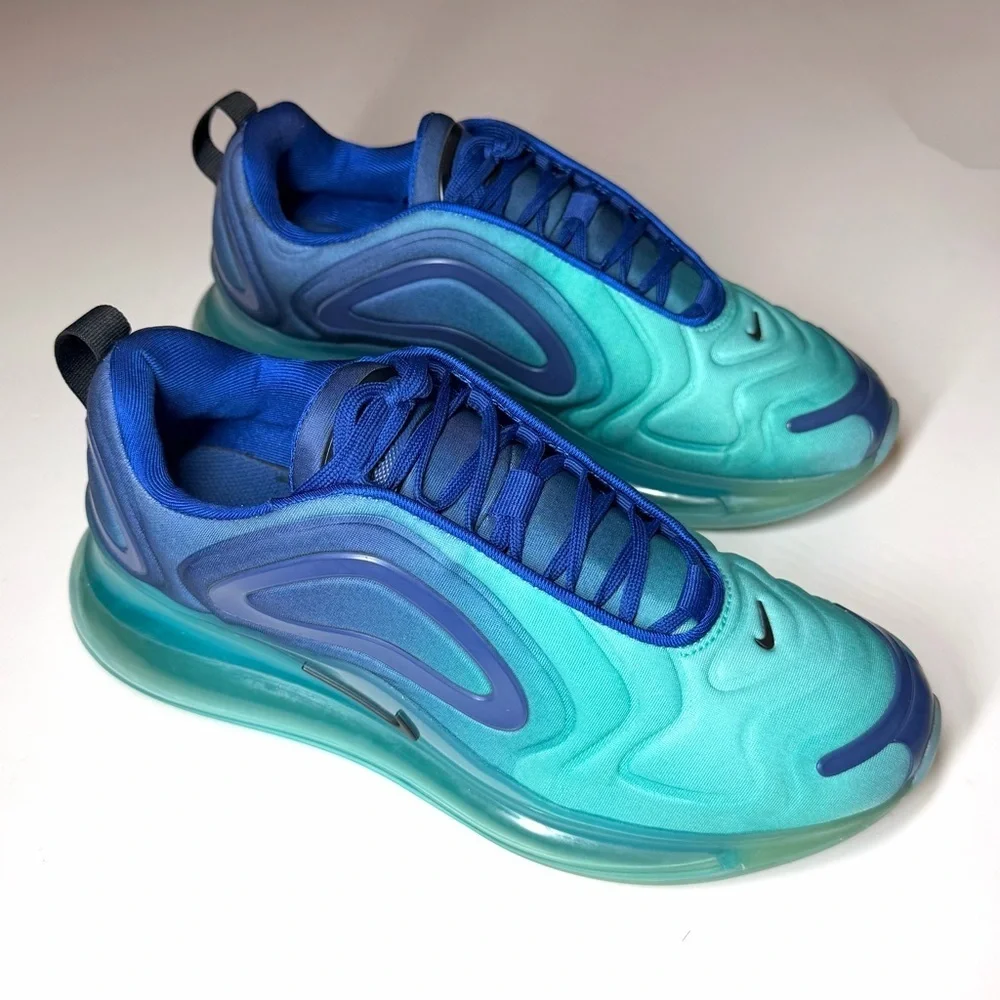Nike Youth AIR MAX 720 'SEA FOREST' Athletic Sneakers Size- 7 Y